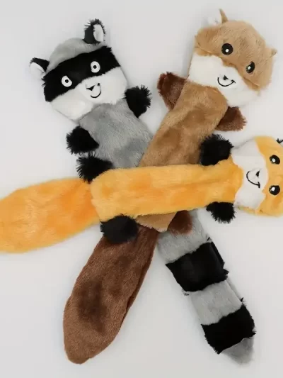 Simulated Animal Holster No Stuffing with Squeaker Dog Chew Toy Dog Sound Toy Durable Plush Crinkle Pet Squeak Toys Pet Supplies