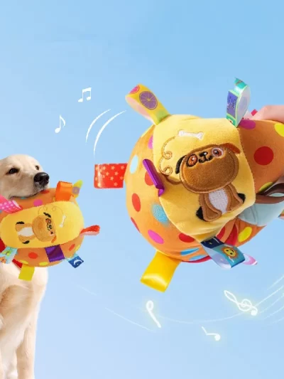 Fun and Interesting Voice Toys Bells Toys Balls Small, Medium and Large Dogs Interactive To Relieve Boredom Pet Plush Toys