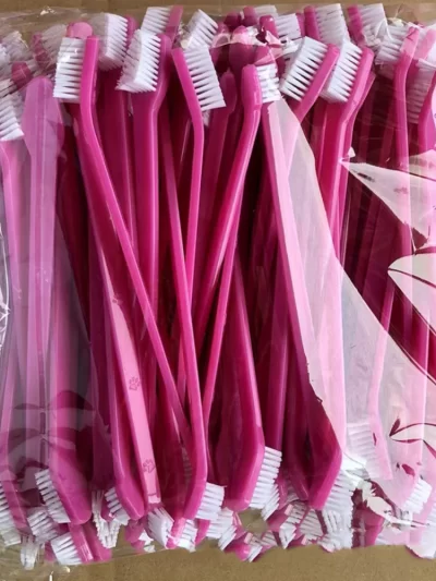 Dog Toothbrush Double-headed Cat Tooth Multi-angle Cleaning Tool Massage Care Tooth Finger Brush for Dog Cat Pet Supplies