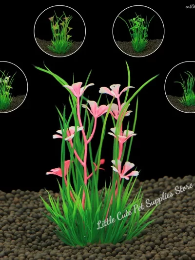 Artificial Aquarium Plants Aquatic Green Plant Aquarium Fish Tank Decoration 13cm Height Decoration Aquarium