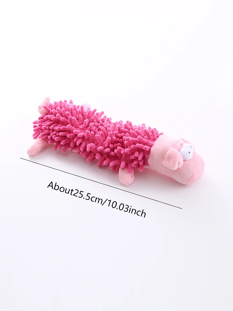 Pet dog toy sound plush toy mop fur shell frog hippo teeth grinding supplies - Image 12