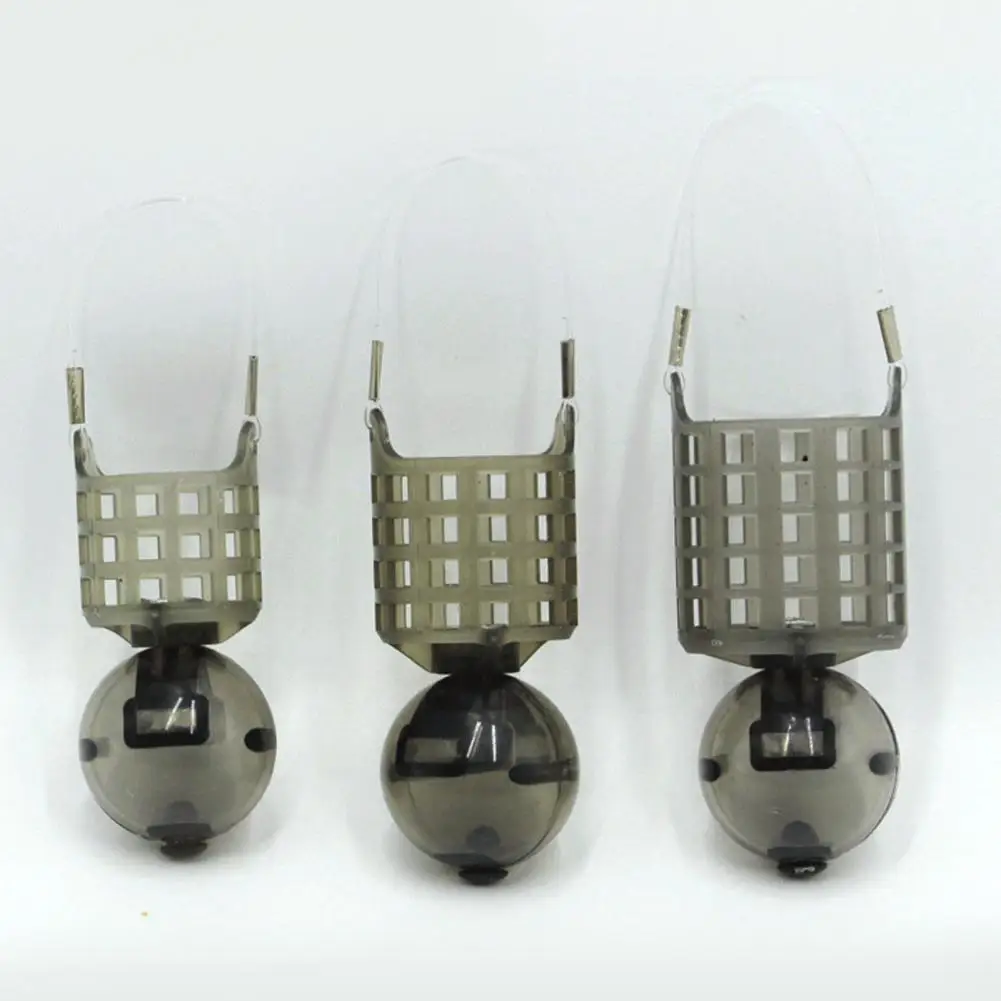 Easy-to-use Fish Feeder Fish Feeder Basket with Fillable Float Ball for Fishing Enthusiasts Lure Trap Cage Carp Holder - Image 4