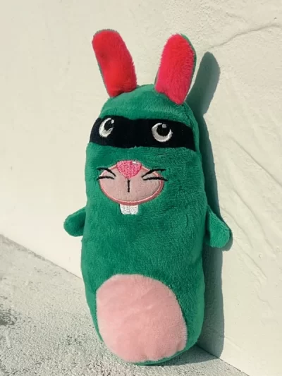 20CM Cute And Super Adorable Parody Raabbit Plush Toy With Big Front Teeth Thief Rabbit Doll Children's Festival Gift