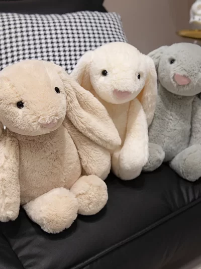 Cute Lop Rabbit Plush Toy Soft Stuffed Long Ears Bunny Doll Funny Baby's Sleeping Companion Delicate Home Decoration Kids Gifts