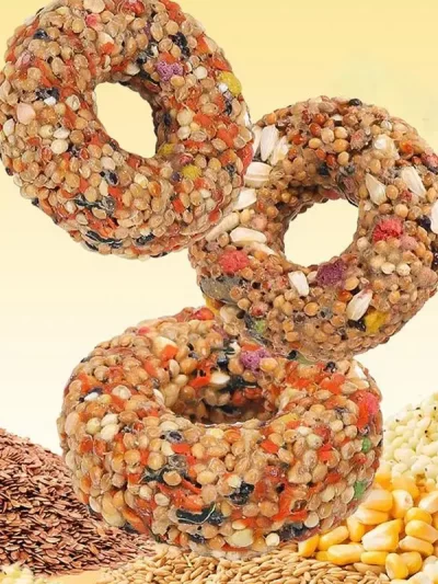 Parrot Teething Stick 5cm A variety of natural grains and fresh fruits and vegetables Comprehensive nutritional supplement food