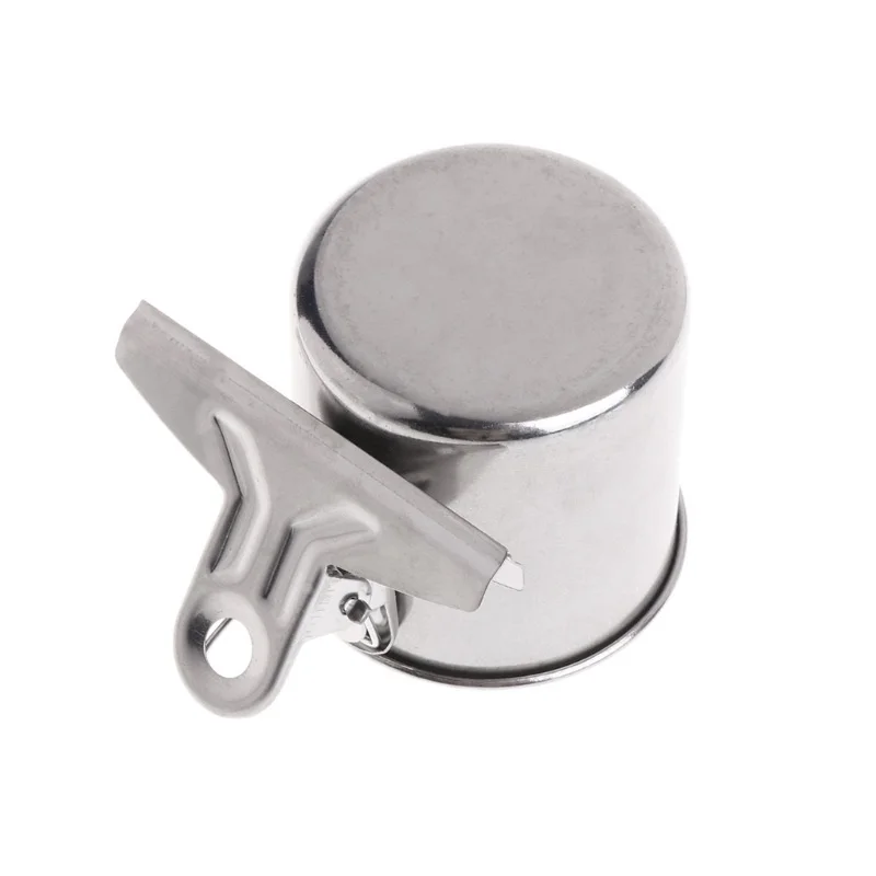 Stainless Steel Birds Parrot Feeder Round Aviary Pet Food Water Feeding Bowl - Image 5