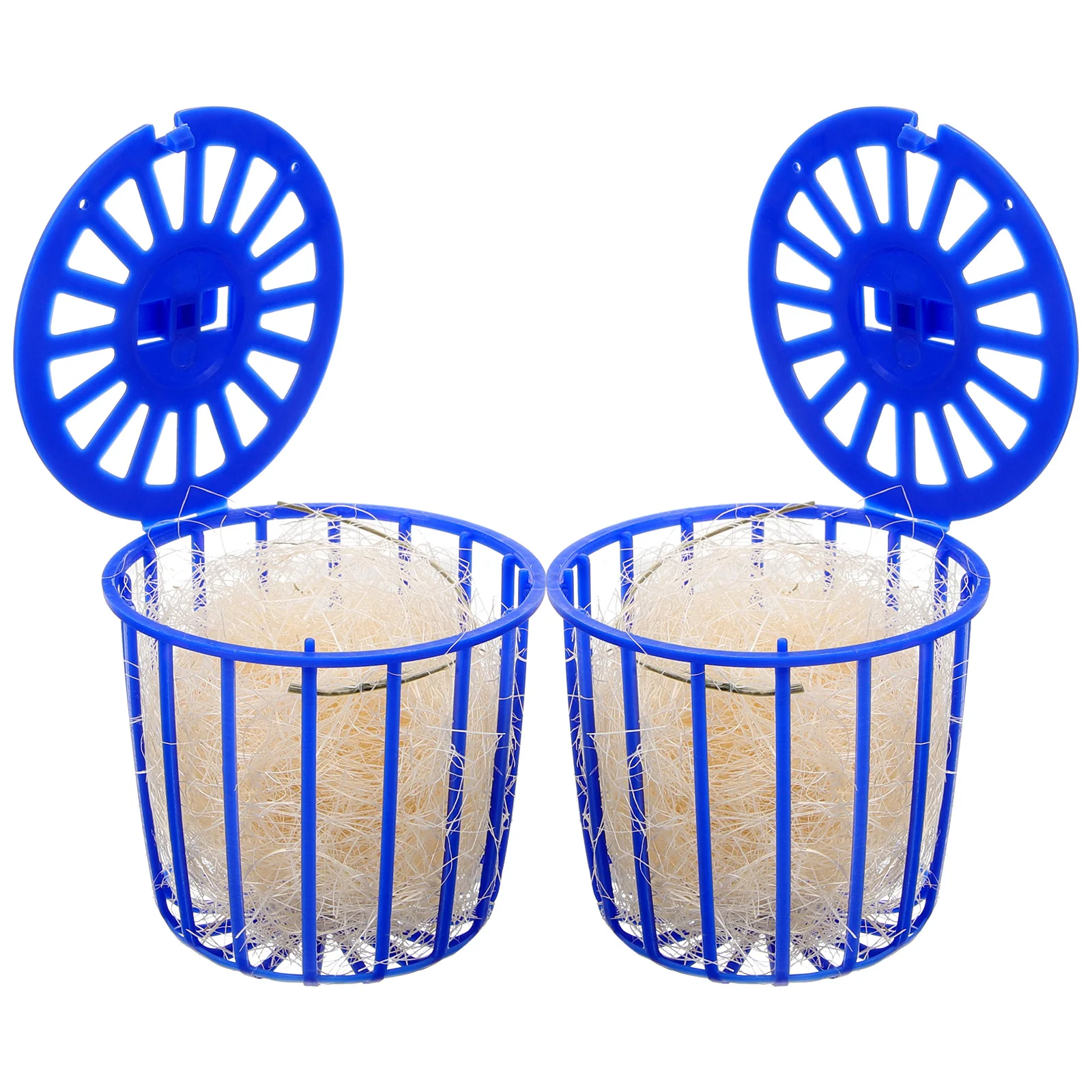 2 Pcs Bird's Nest Toy Breeding Parrot Cage Birds Bedding for Plastic House Hollow Hideaway Shelter Hanging Canary Nests Cages - Image 6