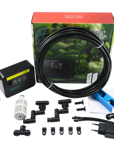 Reptile Intelligent Spray System Fogger Terrarium Humidifier Electronic Timer Automatic Mist Rain Forest Kit Control Sprinkler