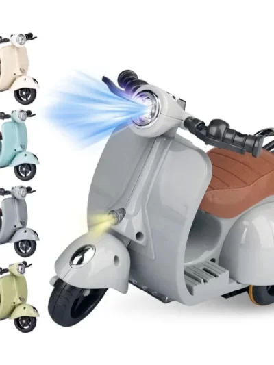 Pet Toys Mini Motorcycle Electric Bike Toy Hamster Stunt Rotation Accessories Scooter Motorcycle with Lights Music