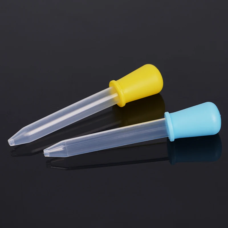 5pcs 5ml Small Silicone Plastic Pipette Dropper Feeding Medicine Pipette Dropper Feeding Medicine for Cat Dog Small Pet Feeder - Image 5