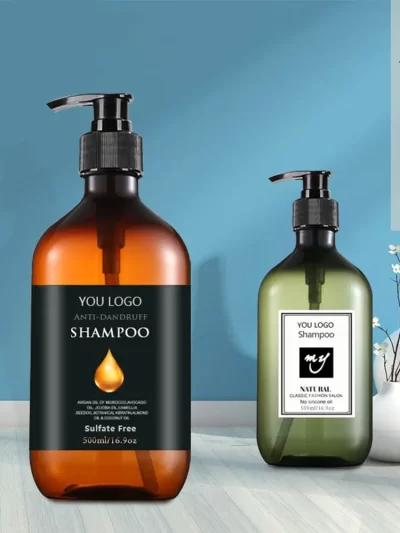 500ML Large Capacity PET Plastic Foam Container Shampoo Bottles Lotion Refillable Bottles Shower Gel