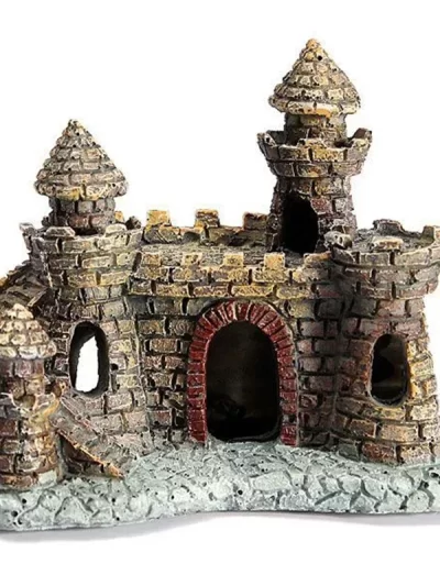 1Pcs Aquarium Resin Castle Fish Tank Decorations Castle Tower Ornaments Fish Tank Aquarium Accessories Decoration