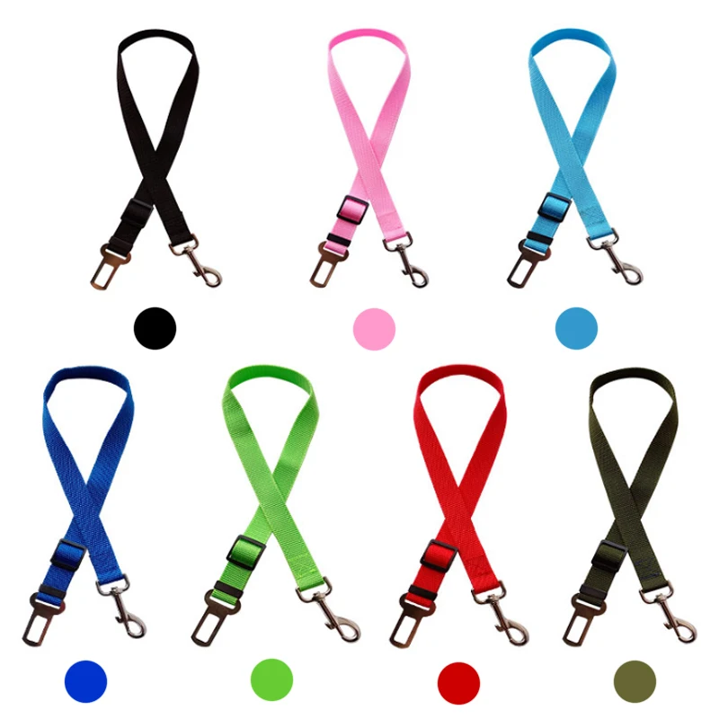 2021 New Vehicle Car Pet Dog Seat Belt Puppy Car Seatbelt Harness Lead Clip Pet Dog Supplies Safety Lever Auto Traction Products - Image 2