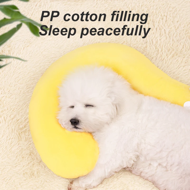 1 Pc Pet Little Pillow U-Shaped Neck Protector Deep Sleep for Puppy Kitten Pillow Dog Cat Headrest Sleeping Pillow Pet Supplies - Image 15