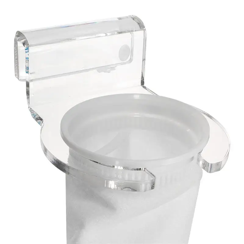1pc Fish Tank Lightweight Premium Mesh Bag Fish Holder Tank Sump Filter Sock Holder Support Frame Mount Bracket For Fish - Image 2
