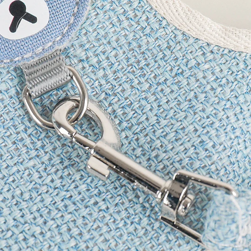 Newest Cute Rabbit Harness and Leash Set Bunny Pet Accessories Vest Harnesses Rabbit Leashes for Outdoor Walking Pets Supplies - Image 12