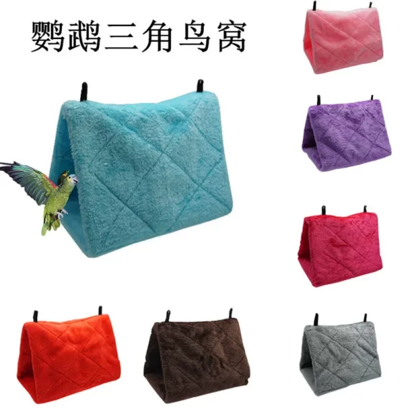 얼리버드Pet Bird Parrot Cages Warm Hammock Hut Tent Fashion Bed Hanging Cave for Sleeping for Sleeping and Hatching Bird Accessories