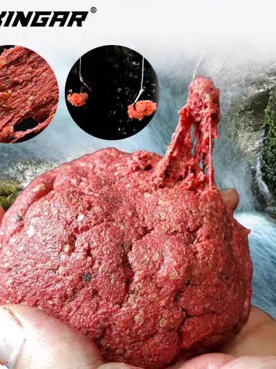 Sea Fishing Feed Attractant Bait 450g red worm explosive Fishy Flavor Homing Sticky Hook Bite Food Additive Pesca Soft Lure