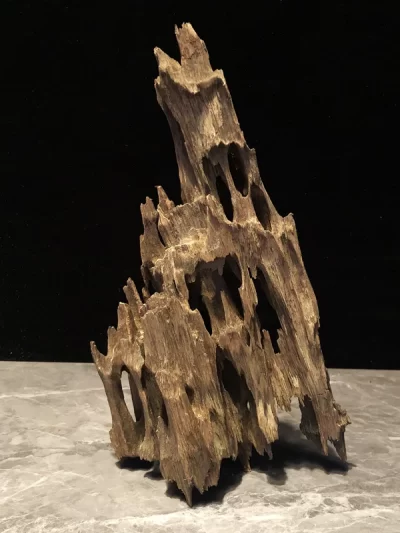 Fish Tank Natural Porous Wood Tank Decor Driftwood Ornament for Aquarium Decor Hermit Crabs Shrimp Fish Aquarium Accessories