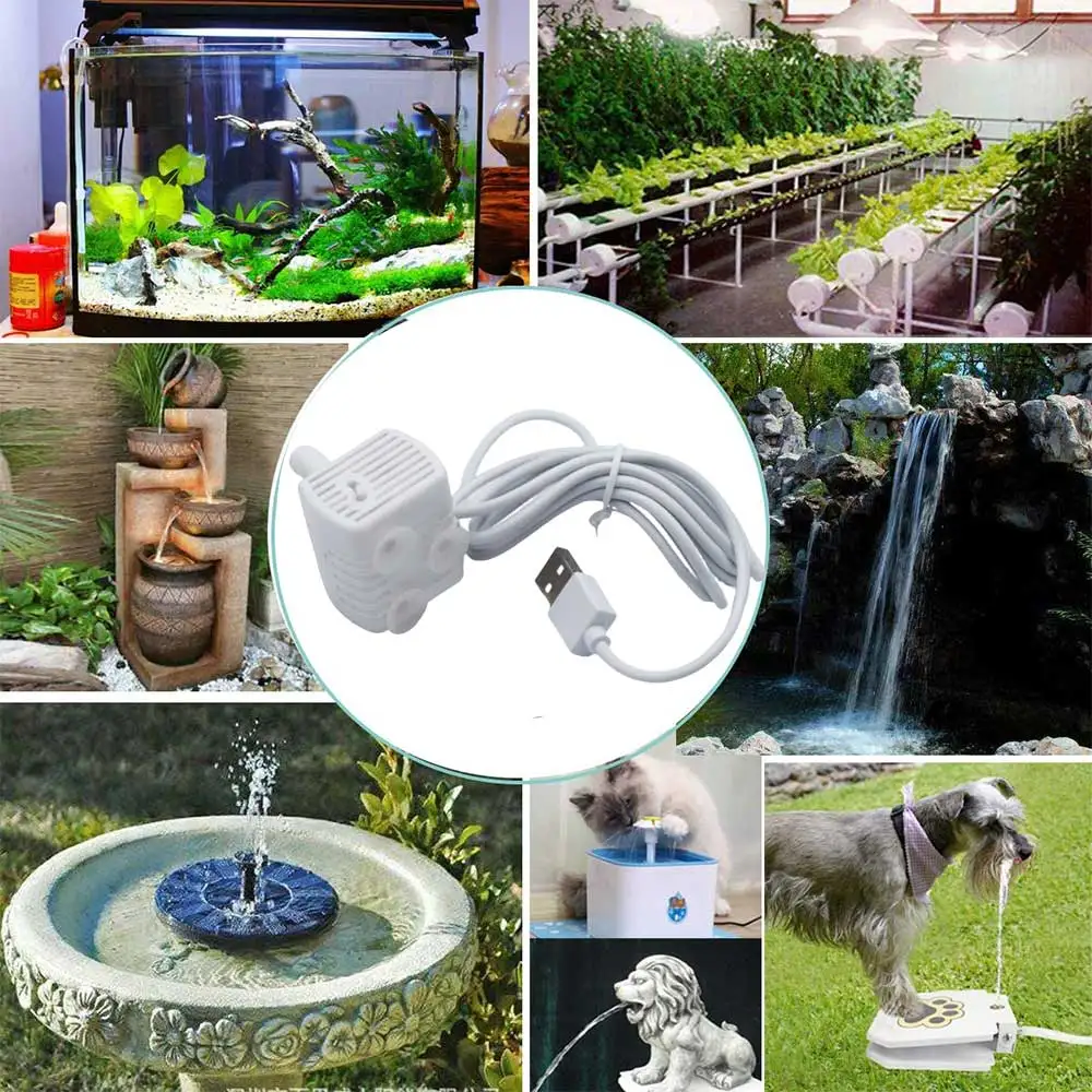 Water Pump Pet Cat Water Fountain Anti-dry Burning Motor Replacement for Cat Flowers Drinking Bowl Water Dispenser Pet Products - Image 3