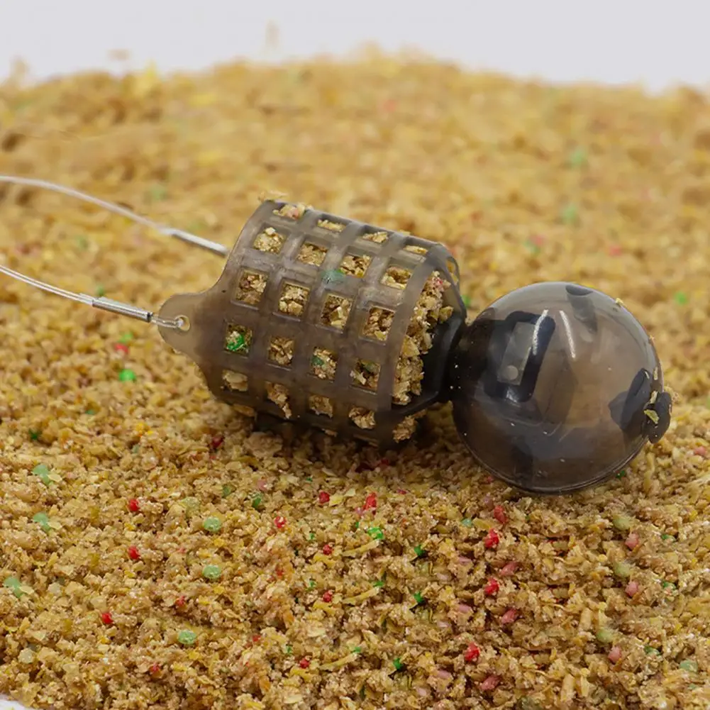 Easy-to-use Fish Feeder Fish Feeder Basket with Fillable Float Ball for Fishing Enthusiasts Lure Trap Cage Carp Holder - Image 3