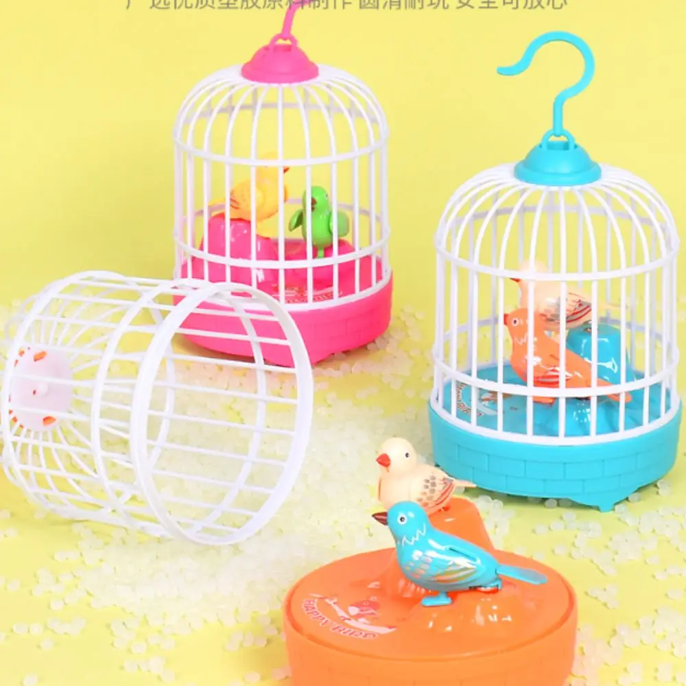 Sound Control Electric Bird Cage Toy Parrot Cage Educational Talking Electric Bird Luminous Funny Toy Simulation Bird Cage - Image 6