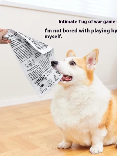 Pet noise paper toys dog toys pet noise plush toys newspapers  bite resistant and Pleasure and Boredom Relief Artifact