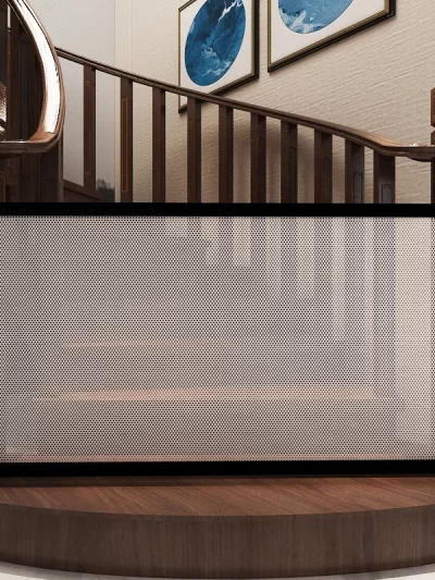 Adjustable Cat Safety Gate – Retractable Barrier for Dogs, Indoor Pet Barrier, No Drill, Easy Installation,Safety Isolation Door