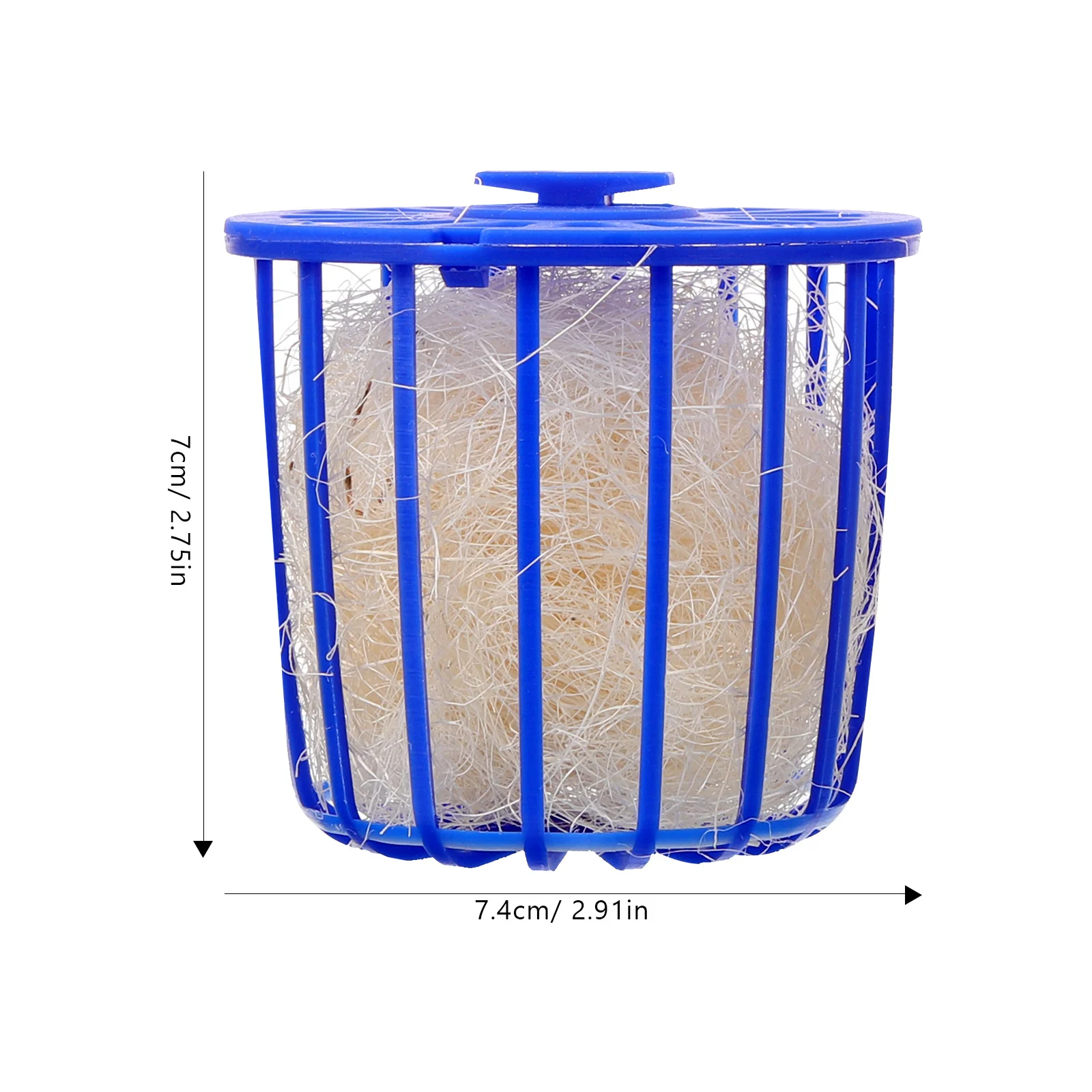 2 Pcs Bird's Nest Toy Breeding Parrot Cage Birds Bedding for Plastic House Hollow Hideaway Shelter Hanging Canary Nests Cages - Image 3