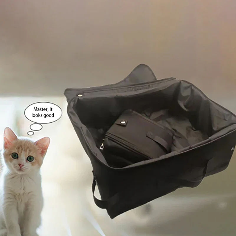 Foldable Cat Litter Box Portable Folding Pet Supplies Dog Toilet Doghouse Waterproof Cat Litter Box for Travel Home Outdoor Car - Image 3