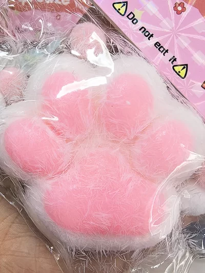 Squeeze Cat Paw Toys Cute Soft Abreact Relief Relax Toys Sticky Decompressing Pinching Cat Paw Stress Relief Squishy Toy Gift