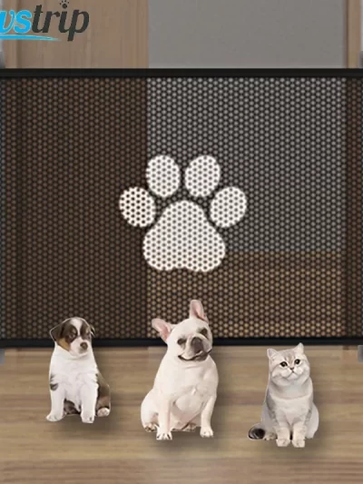 No Punching Pet Dog Barrier Fences Foldable Dog Safety Fence Protection Net Pet Isolated Network Stairs Gate Dog Accessories