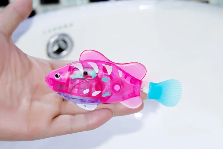 Sea Life Children's Toy Play Water Toys Light Electric Swimming Electronic Pet Fish Music Plastic Fishes In Swim Bath Hot Sale - Image 5