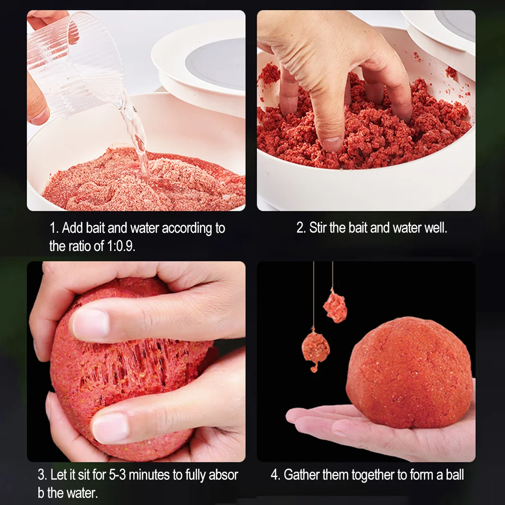 Sea Fishing Feed Attractant Bait 450g red worm explosive Fishy Flavor Homing Sticky Hook Bite Food Additive Pesca Soft Lure - Image 2