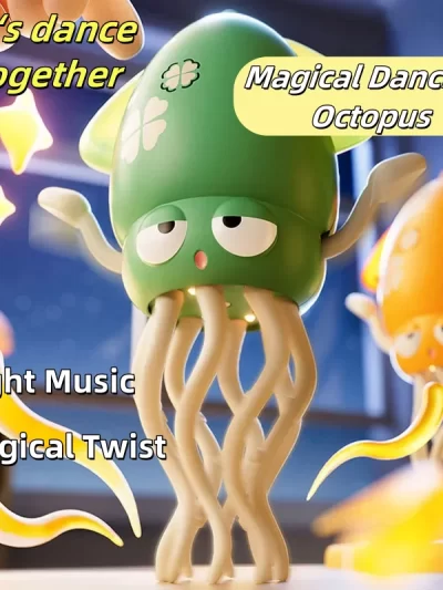 2025 Dancing Octopus Kid Electronic Pet Toys Cartoon Interactive Development Moving Education Toddler Toy Gift For Kids