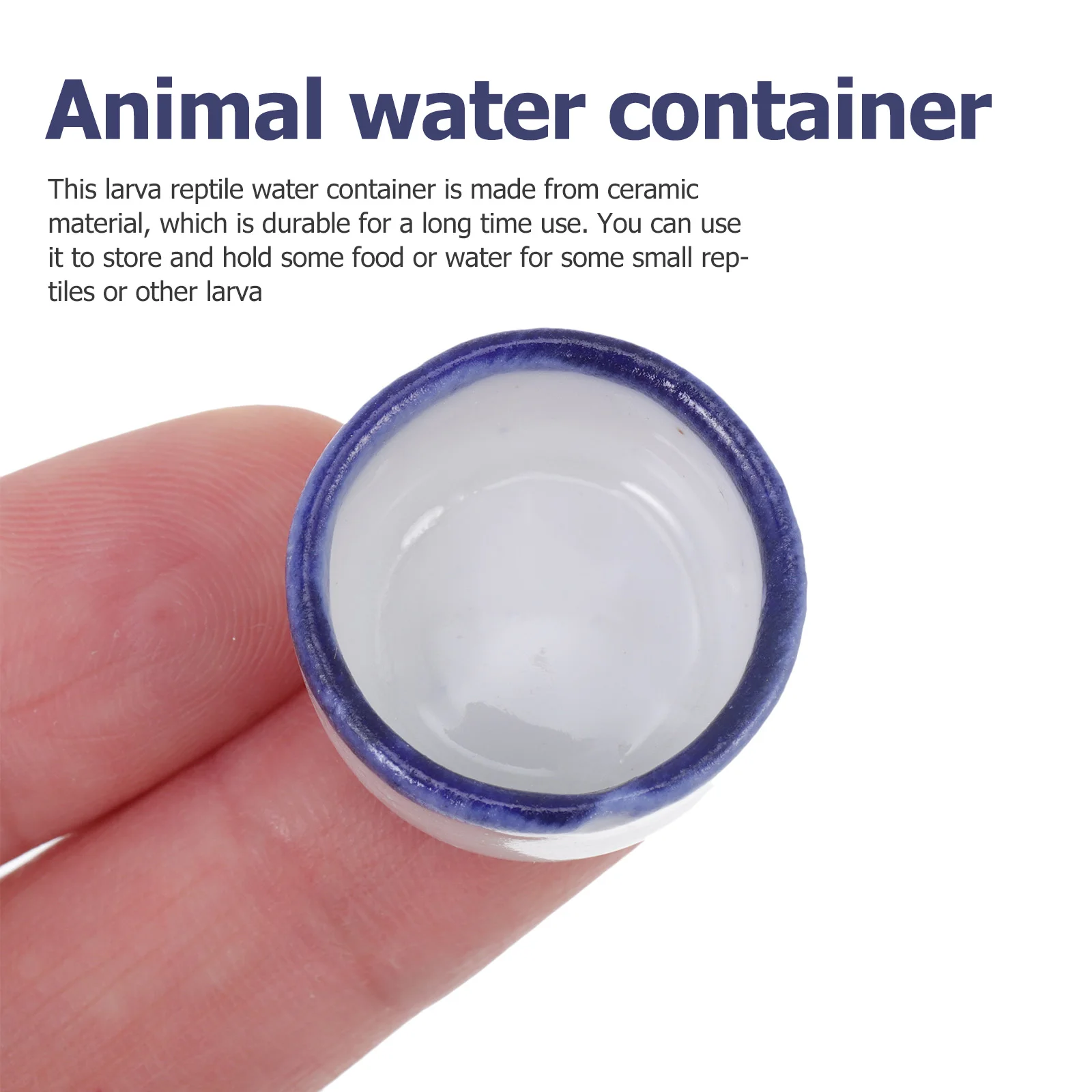 12pcs Mini Ceramic Basins Reptile Tank Water Bowls Durable Small Spiders Scorpion Terrarium Pet Supplies Unique Design Multi - Image 2