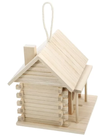 Wooden Bird Nest Cage Small Parrot Breeding Box Warm Outdoor Hummingbird House Finch Nest Balcony Garden Accessories Birdcage