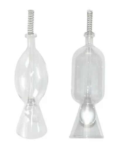 Fishes Tank Glass Feeder for Freshwater Saltwater Aquariums Goldfish Dry Flake