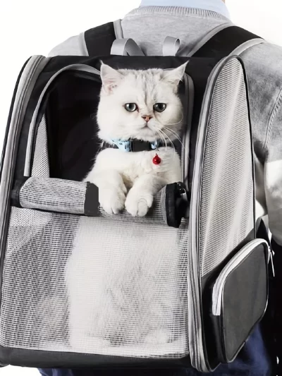Pet Cat Carrier Bag Outdoor Travel Backpack for Cats Small Dogs Foldable portable Breathable Backpack for Cat Dog Pet Supplies