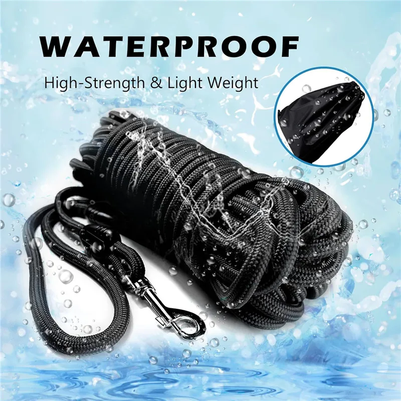 5m 10m 15m Long Dog Leash Nylon Long Tracking Round Rope Outdoor Walking Training Pet Lead Leashes for Small Medium Large Dogs - Image 7