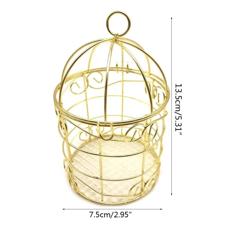 Bird Feeder Metal Fat Ball Bird Feeders Outdoor Small Hanging Gold Wild Bird Feeder Bread Holder Home Decorations - Image 6