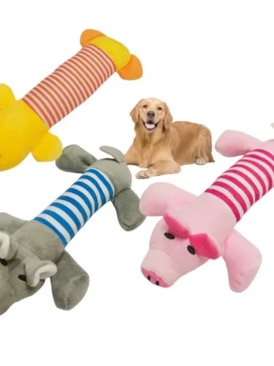 Pet Dog Toy Squeak Plush Toy For Dogs Supplies Fit for All Puppy Pet Sound Funny Durable Chew Molar Cute Pets Supplies