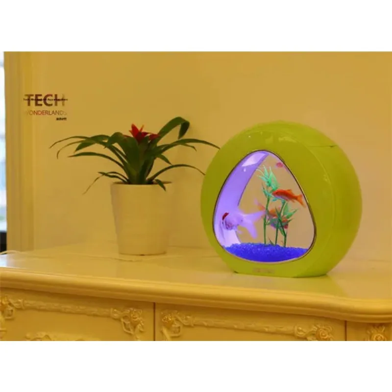 SUNSUN acrylic aquarium ecology fish tank office desktop creative aquarium integration filter LED light system YA-02 big size - Image 5