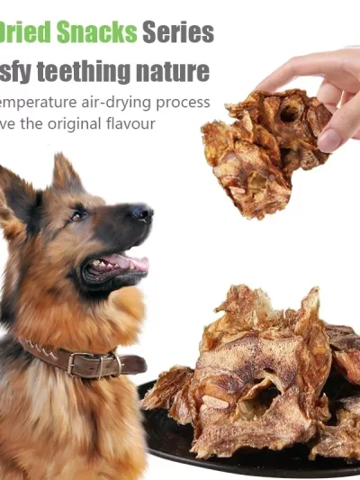 New Dog Snacks Food Tooth Cleaning Bones Low Temperature Baking Crispy Not Hurt Stomach Low Moisture High Protein Pet Snacks