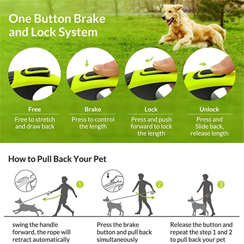 5M Luxury Pet Dog Leashes Retractable Dog Leash For Large Medium Dogs Cat Puppies Accessories Small Automatic Extension Lanyard - Image 13