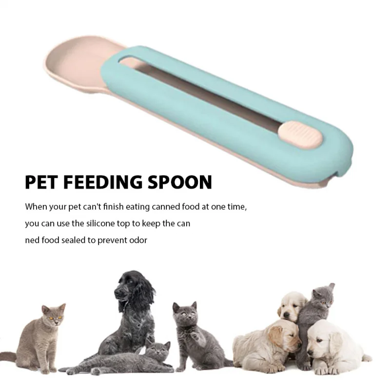 Pet Feed Spoon Food Scoop Cat Treat Bars Squeezer Cereal Dispenser Puppy Kitten Snack Liquid Food Scoop Kitty Treat Accessories - Image 5