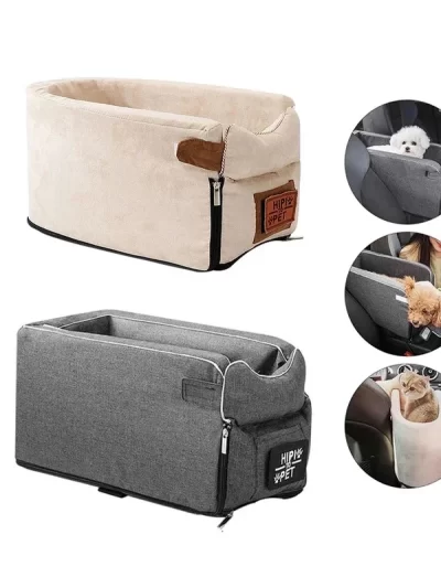Puppy Dog Car Seat Travel Central Control Portable Pet Carrier for Small Dogs Chihuahua Teddy Cats Car Transport Dog Accessories