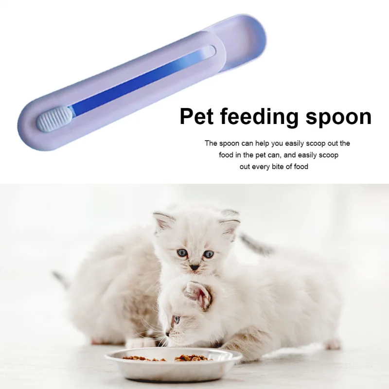 Pet Feed Spoon Food Scoop Cat Treat Bars Squeezer Cereal Dispenser Puppy Kitten Snack Liquid Food Scoop Kitty Treat Accessories - Image 4