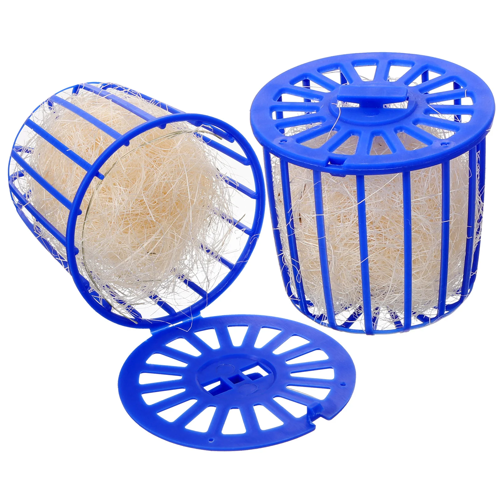 2 Pcs Bird's Nest Toy Breeding Parrot Cage Birds Bedding for Plastic House Hollow Hideaway Shelter Hanging Canary Nests Cages - Image 5