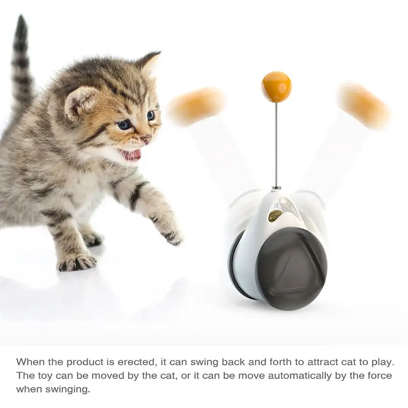 Funny Interactive Smart Toys for Cat, Kitten, Gatos - Unblocking Self - healing Balance Swing Car Pet Cat Toys - Image 8